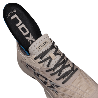 NOX AT10 Lux Mens All Court Padel Shoes - Gray/Raven