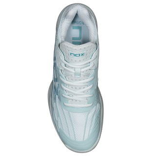 NOX AT10 Lux Womens All Court Padel Shoes - Mist/Turquoise