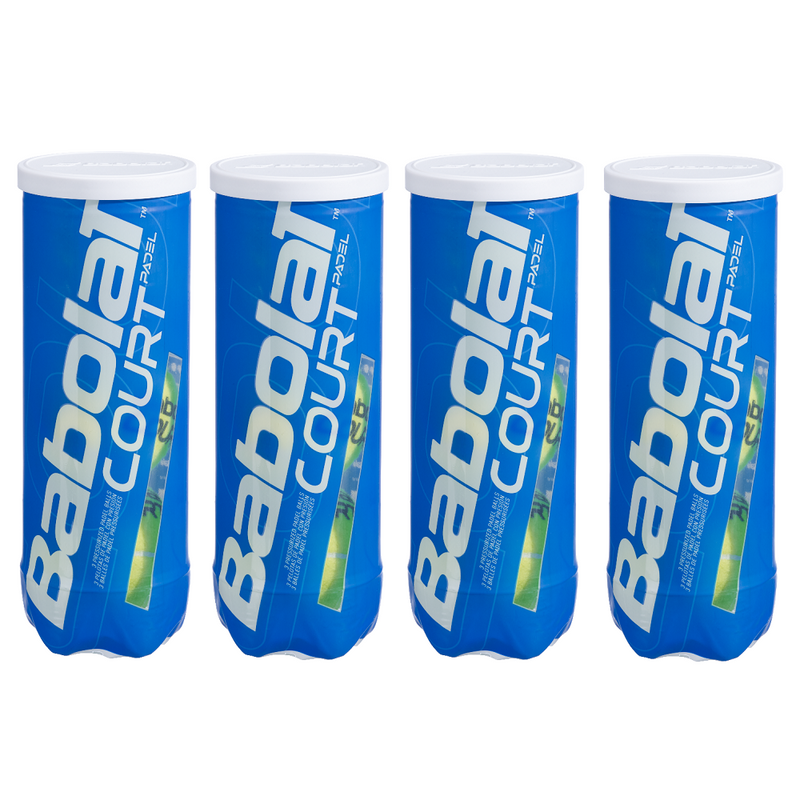 Babolat Court Padel Balls - 1 Dozen / 12 Balls