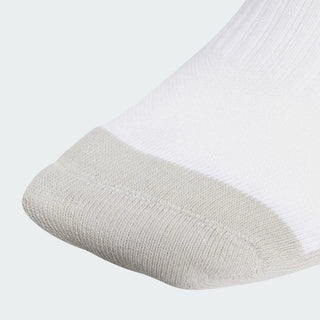 Adidas Mens Cushioned Low Cut Socks - 3 Pairs - White