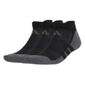 Adidas Mens Cushioned Low Cut Socks - 3 Pairs - Black