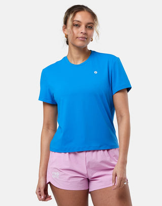 Gym + Coffee Women's Coffee Tee - Sky Blue