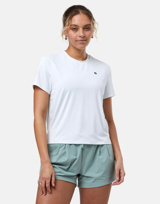 Gym + Coffee Women's Coffee Tee - White