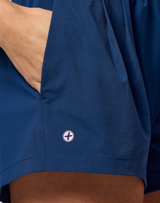 Gym + Coffee Women's Contender Shorts - Petrol Blue