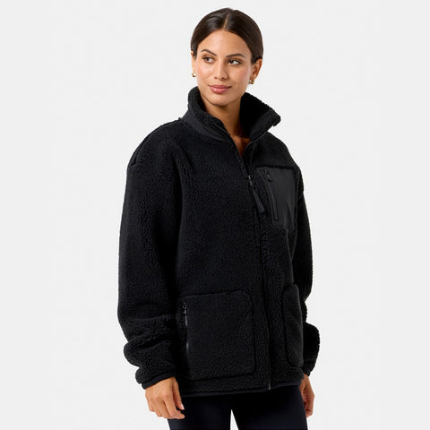 Gym + Coffee Industry Fleece Jacket - Unisex - Black