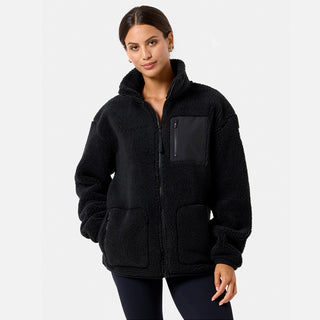 Gym + Coffee Industry Fleece Jacket - Unisex - Black