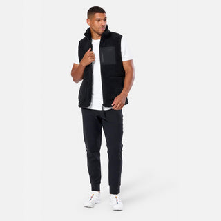 Gym + Coffee Industry Fleece Gilet - Unisex - Black