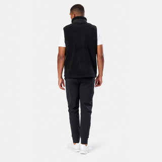 Gym + Coffee Industry Fleece Gilet - Unisex - Black