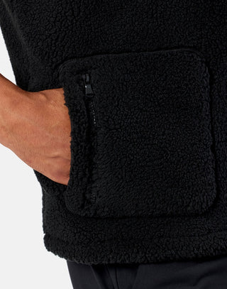 Gym + Coffee Industry Fleece Gilet - Unisex - Black