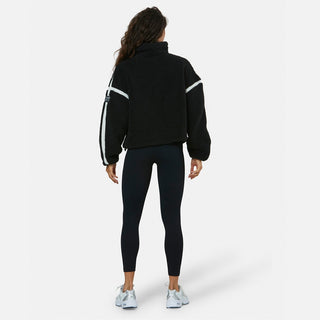 Gym + Coffee Industry Half Zip Fleece Jacket - Black