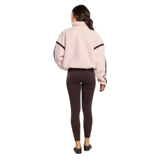 Gym + Coffee Industry Fleece Half Zip Jacket - Ballet Pink