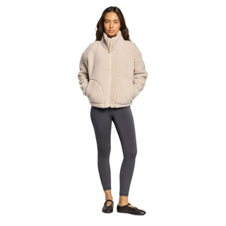 Gym + Coffee Industry High Collar Jacket - Natural