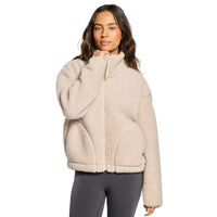 Gym + Coffee Industry High Collar Jacket - Natural
