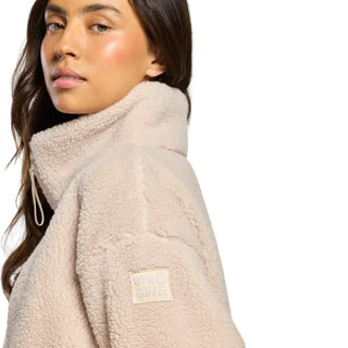 Gym + Coffee Industry High Collar Jacket - Natural