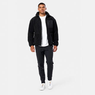 Gym + Coffee Industry Fleece Jacket - Unisex - Black