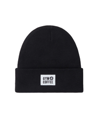 Gym + Coffee Knit Beanie - Black