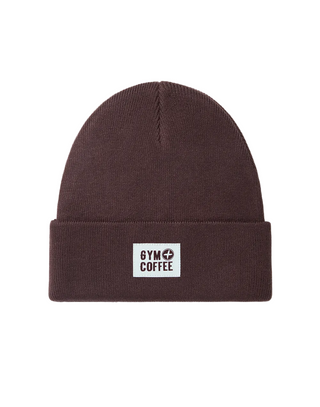 Gym + Coffee Knit Beanie - Mocha Bean