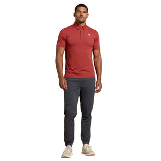 Gym + Coffee Men's Coffee Polo - Rust