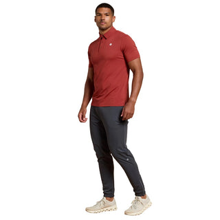 Gym + Coffee Men's Coffee Polo - Rust