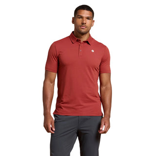 Gym + Coffee Men's Coffee Polo - Rust