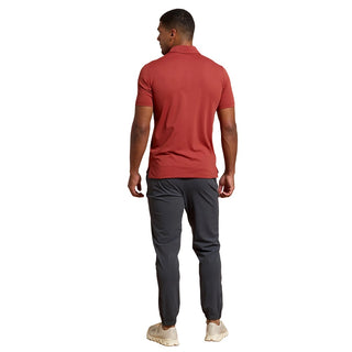 Gym + Coffee Men's Coffee Polo - Rust
