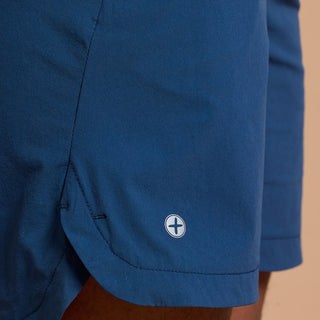 Gym + Coffee Men's Relentless Shorts - Petrol Blue