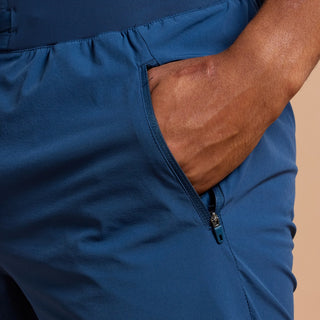 Gym + Coffee Men's Relentless Shorts - Petrol Blue