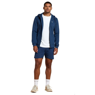 Gym + Coffee Men's Relentless Zip Hoodie - Petrol Blue