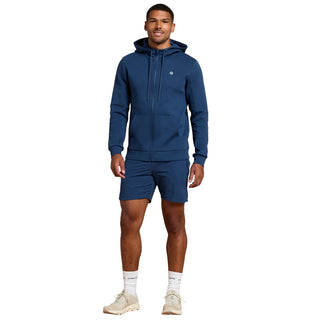 Gym + Coffee Men's Relentless Zip Hoodie - Petrol Blue