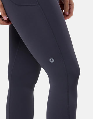 Gym + Coffee Women's Relentless 7/8 Leggings - Midnight Grey