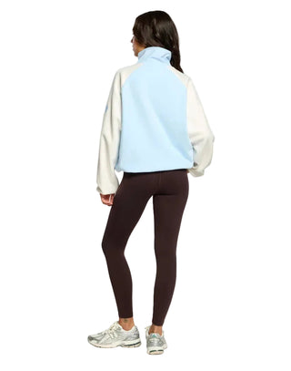 Gym + Coffee Snap Polar Fleece - Glacial Blue
