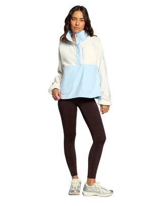 Gym + Coffee Snap Polar Fleece - Glacial Blue