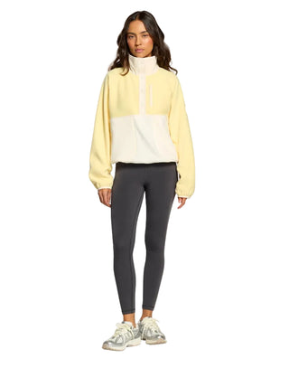 Gym + Coffee Snap Polar Fleece - Butter Yellow