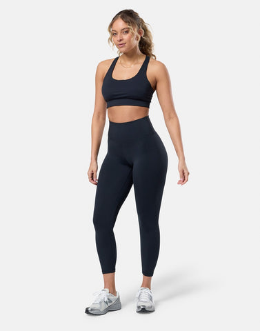 Gym + Coffee Women's Soft Motion 7/8 Leggings - Black