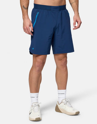 Gym + Coffee Men's Relentless Shorts - Petrol Blue