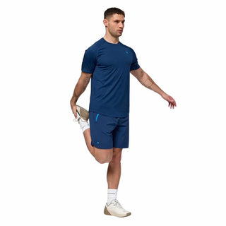 Gym + Coffee Men's Relentless Tee - Petrol Blue