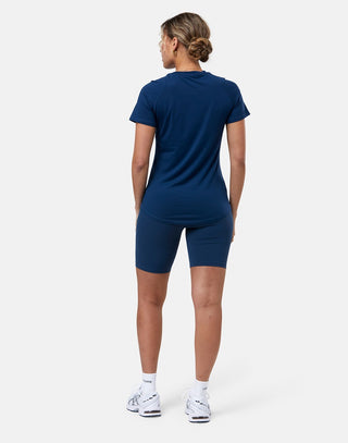 Gym + Coffee Women's Relentless Tee - Petrol Blue