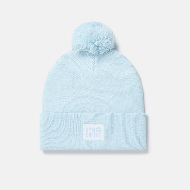 Gym + Coffee Knit Bobble Beanie - Unisex