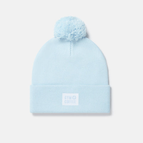 Gym + Coffee Knit Bobble Beanie - Unisex