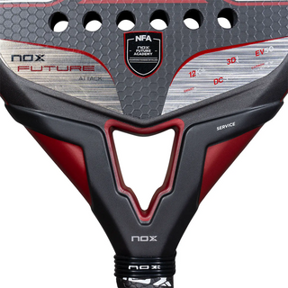 NOX Future Attack 12K Alum Padel Racket + Cover - 2025