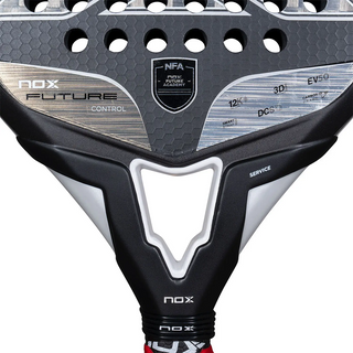 NOX Future Control 12K Alum Padel Racket + Cover - 2025
