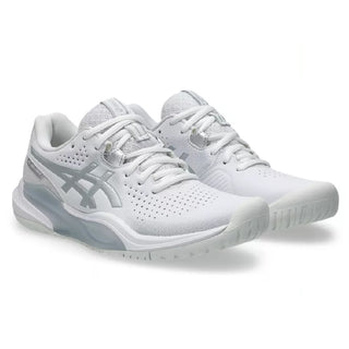 ASICS Gel Challenger 15 Women's Tennis Shoes - White/Silver - 2026
