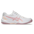 ASICS Gel Task 4 Womens Indoor Tennis/Badminton/Pickleball Shoes - White/Morganite
