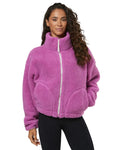 Gym + Coffee Industry High Collar Jacket - Pink
