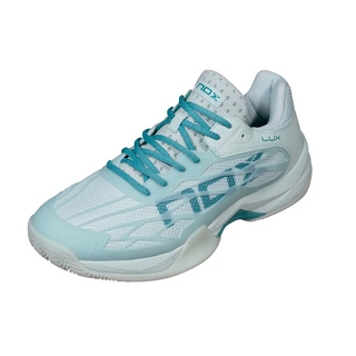 NOX AT10 Lux Womens All Court Padel Shoes - Mist/Turquoise