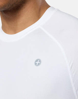 Gym + Coffee Men's Relentless Tee - White
