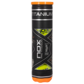 NOX Pro Titanium Padel Balls - 4 Ball Tube