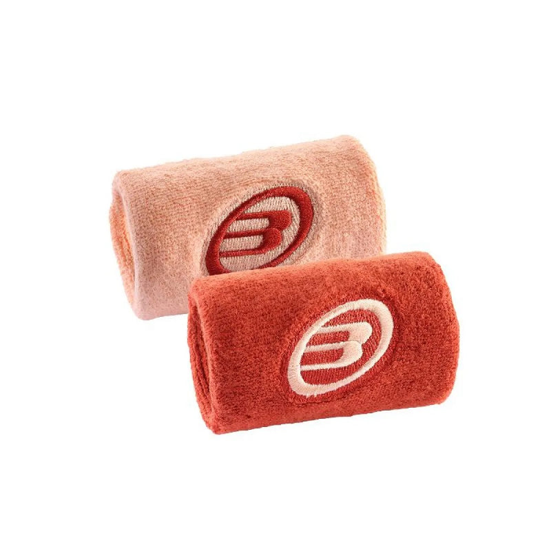 Bullpadel Short Wristband - 2 Pack - Red/Peach