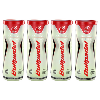 Bullpadel Premium Pro Padel Balls - 1 Dozen / 12 Balls