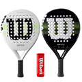 Wilson Optix 2 Player Padel Racket Set - Includes 2 Rackets & 3 Balls